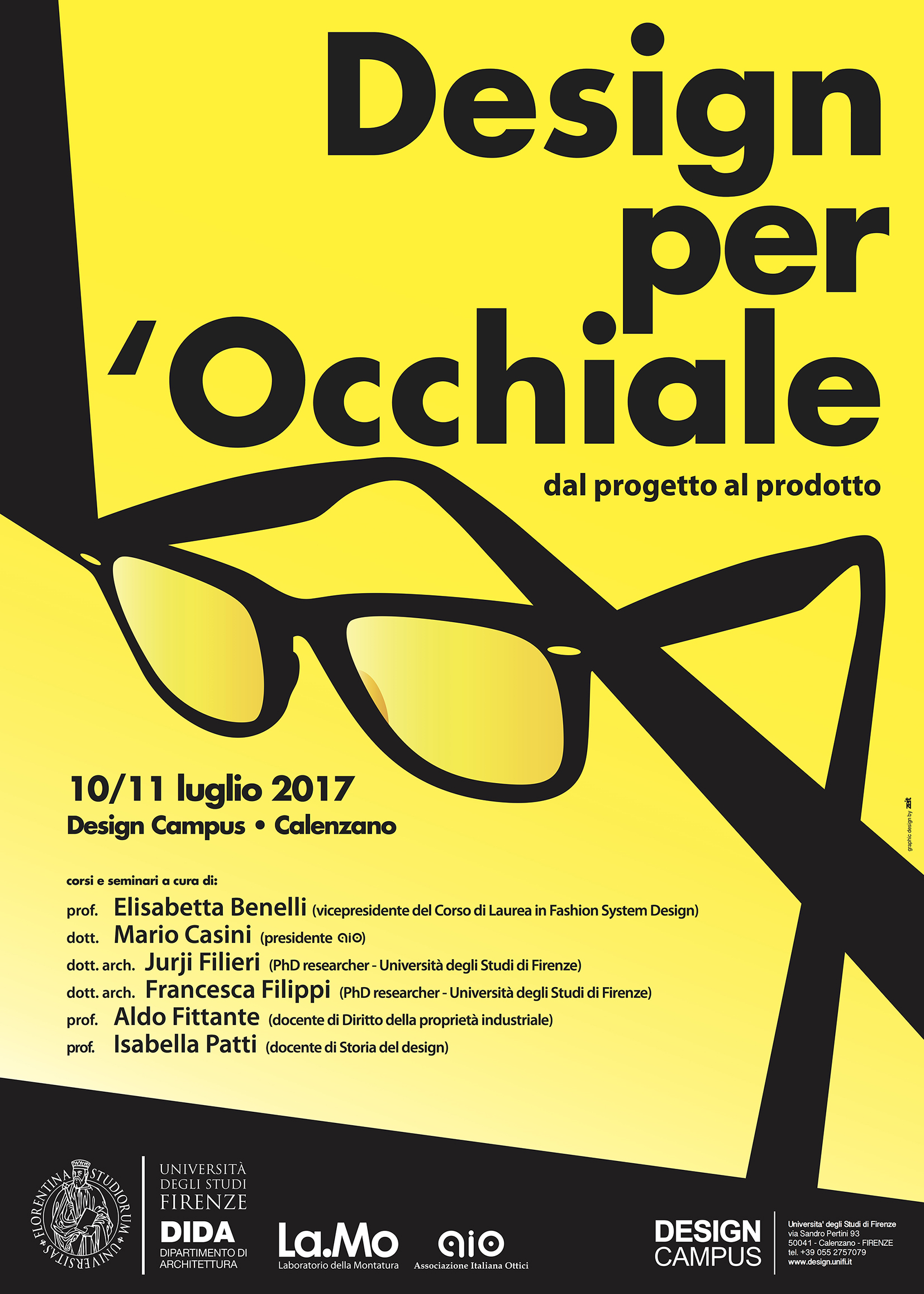 design per l'occhiale
